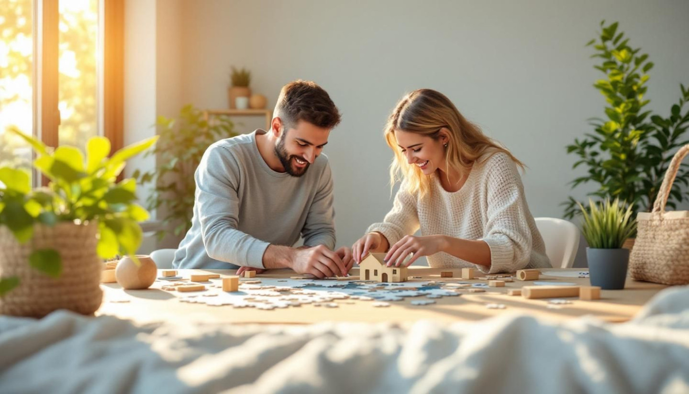 Wie man durch Puzzlespiel und Romanze seine Traumvilla gestaltet